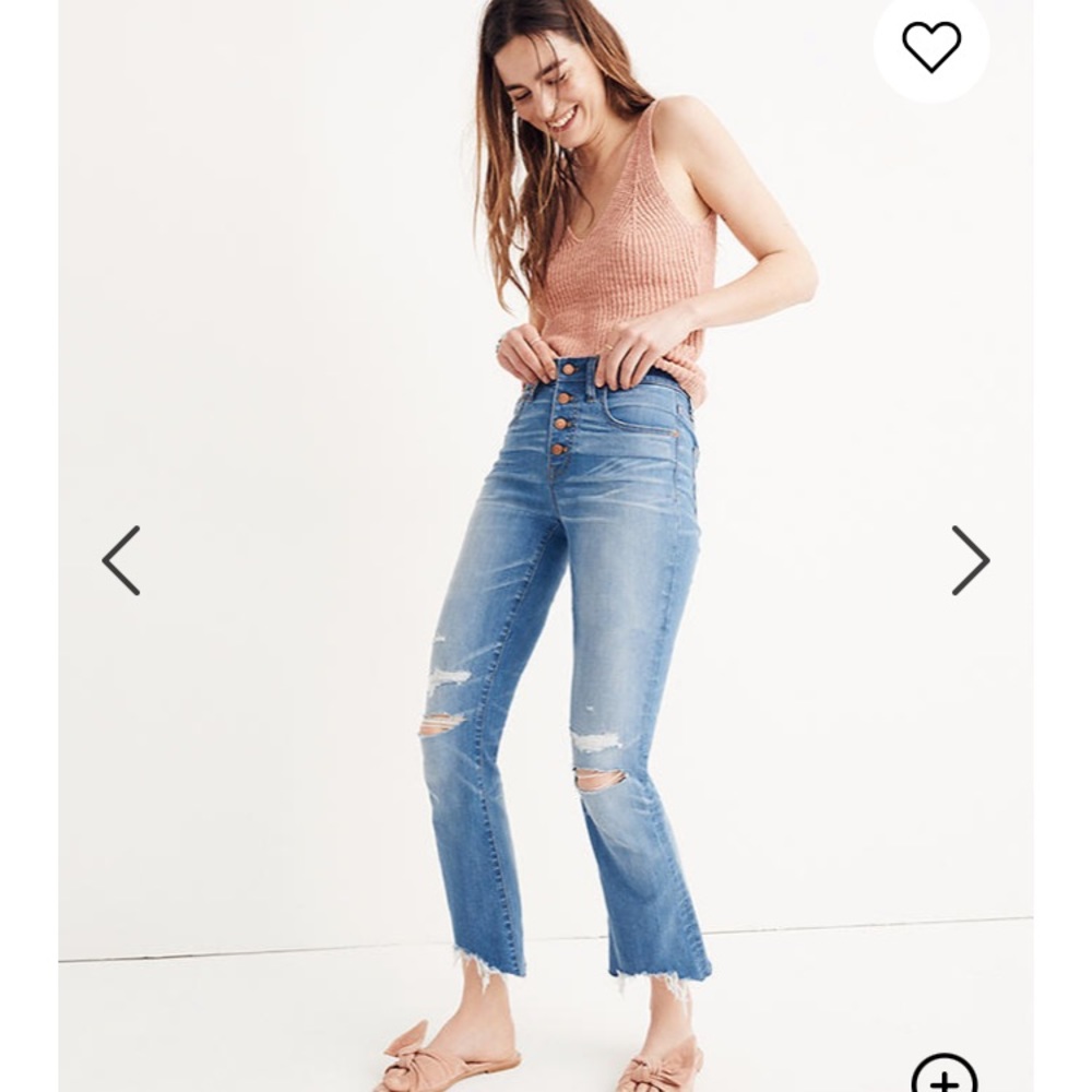Madewell Cali Demi-Boot Jeans in Bronson Wash